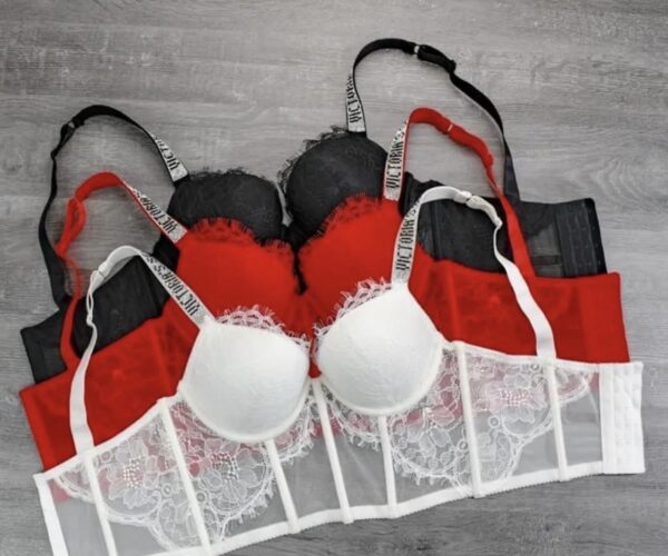 Victoria's Secret baltas korsetas