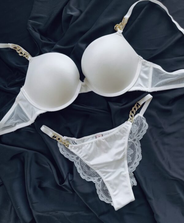 victoria's secret balta lygi liemenėlė su push up - Image 3