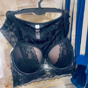 juoda/nude push up liemenėlė