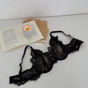 juoda/nude gipiūrinė liemenėlė